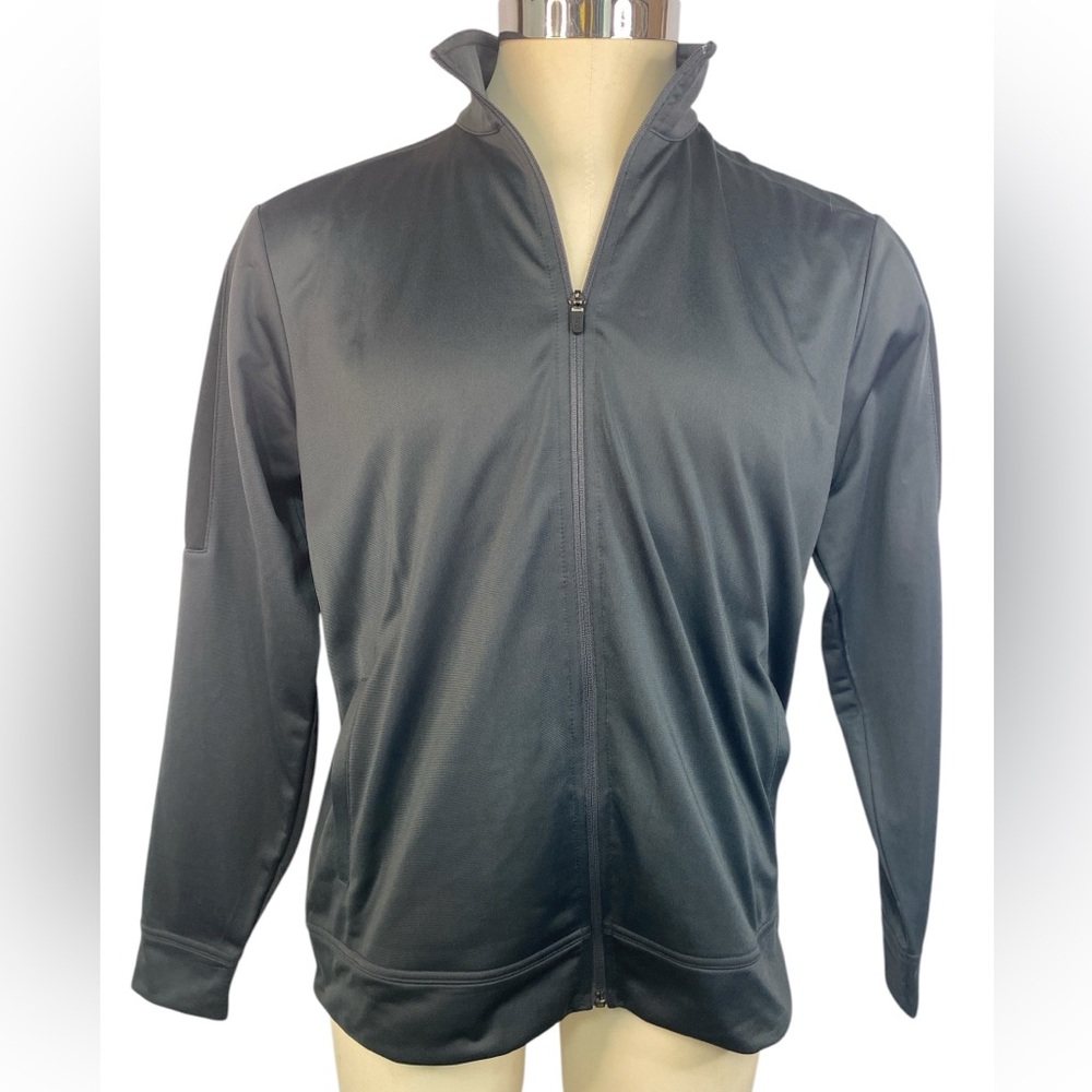 bcg Gray and Black Long Sleeve Full Zip Up Jacket Men’s Medium